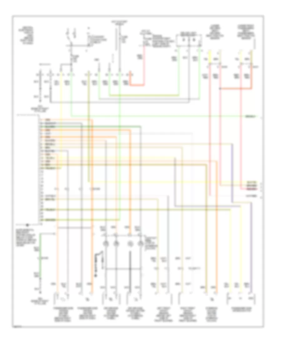Supplemental Restraints Wiring Diagram 1 of 3 for Volvo C30 T 5 2012