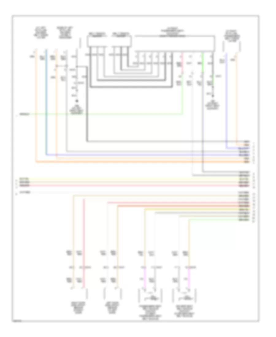 Supplemental Restraints Wiring Diagram (2 of 3) for Volvo C30 T-5 2012