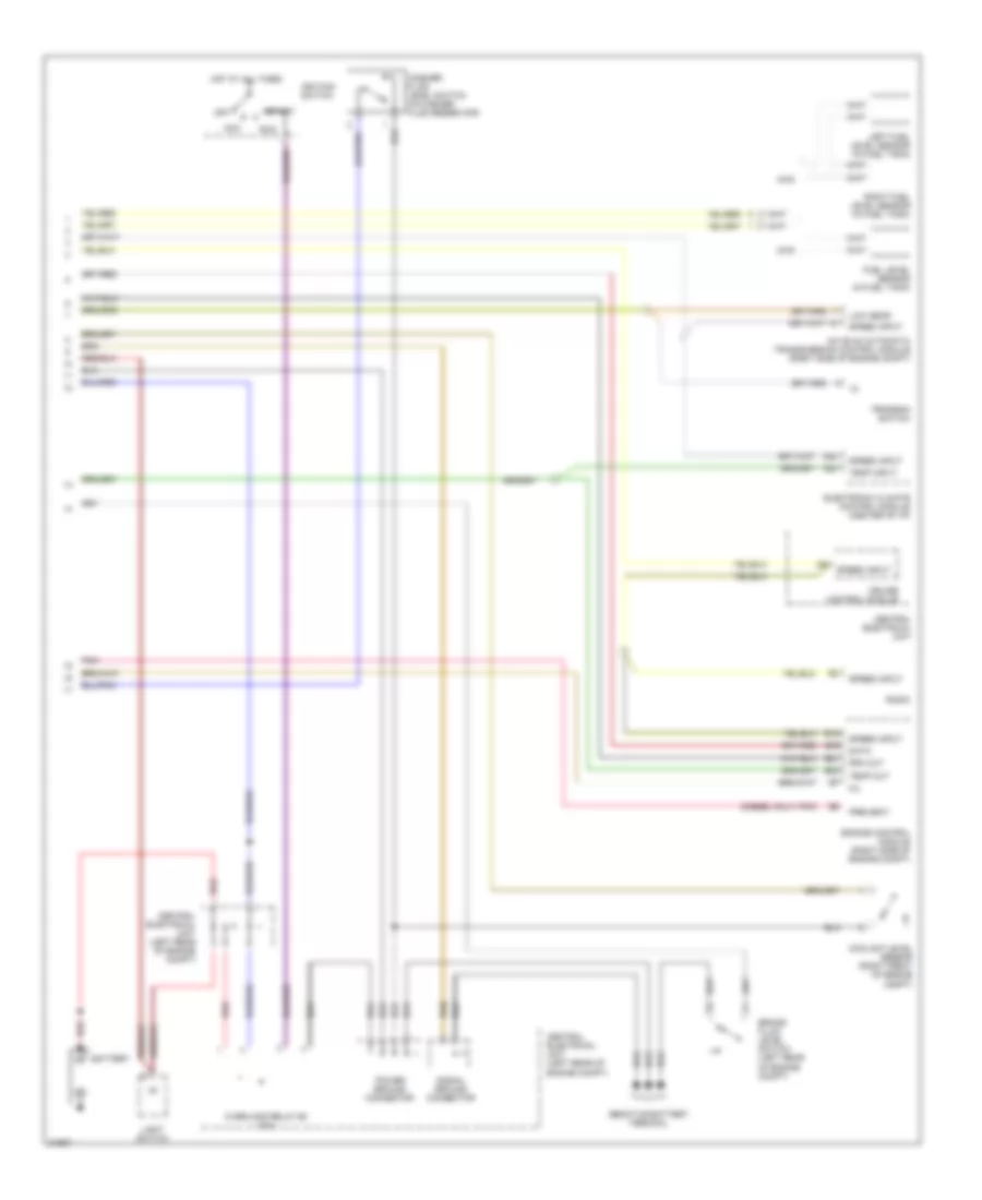 Instrument Cluster Wiring Diagram VDO 2 of 2 for Volvo 850 Platinum Limited Edition 1996