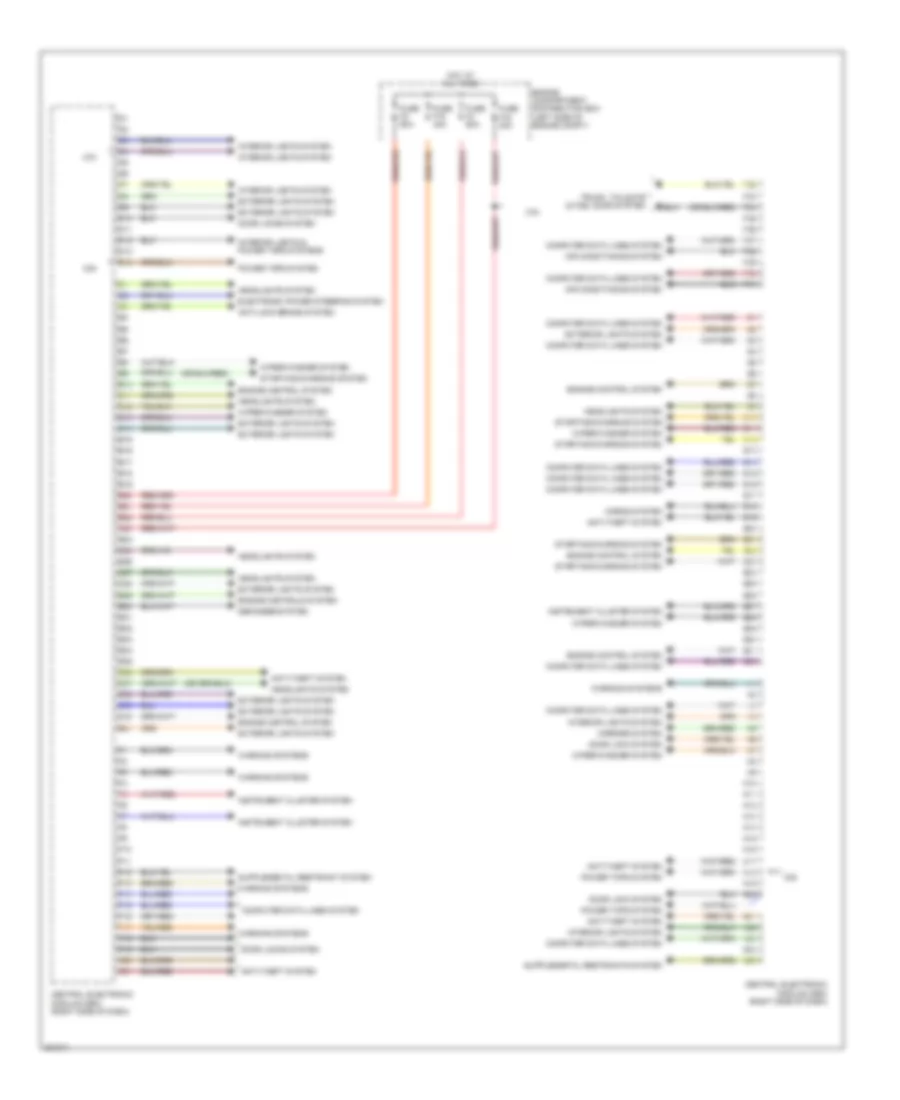 Body Control Modules Wiring Diagram (2 of 2) for Volvo C30 T-5 R-Design 2012