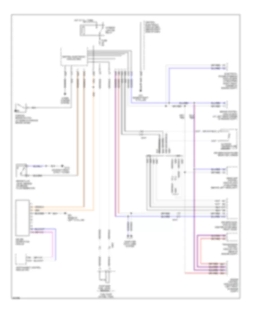Instrument Cluster Wiring Diagram for Volvo C30 T 5 R Design 2012