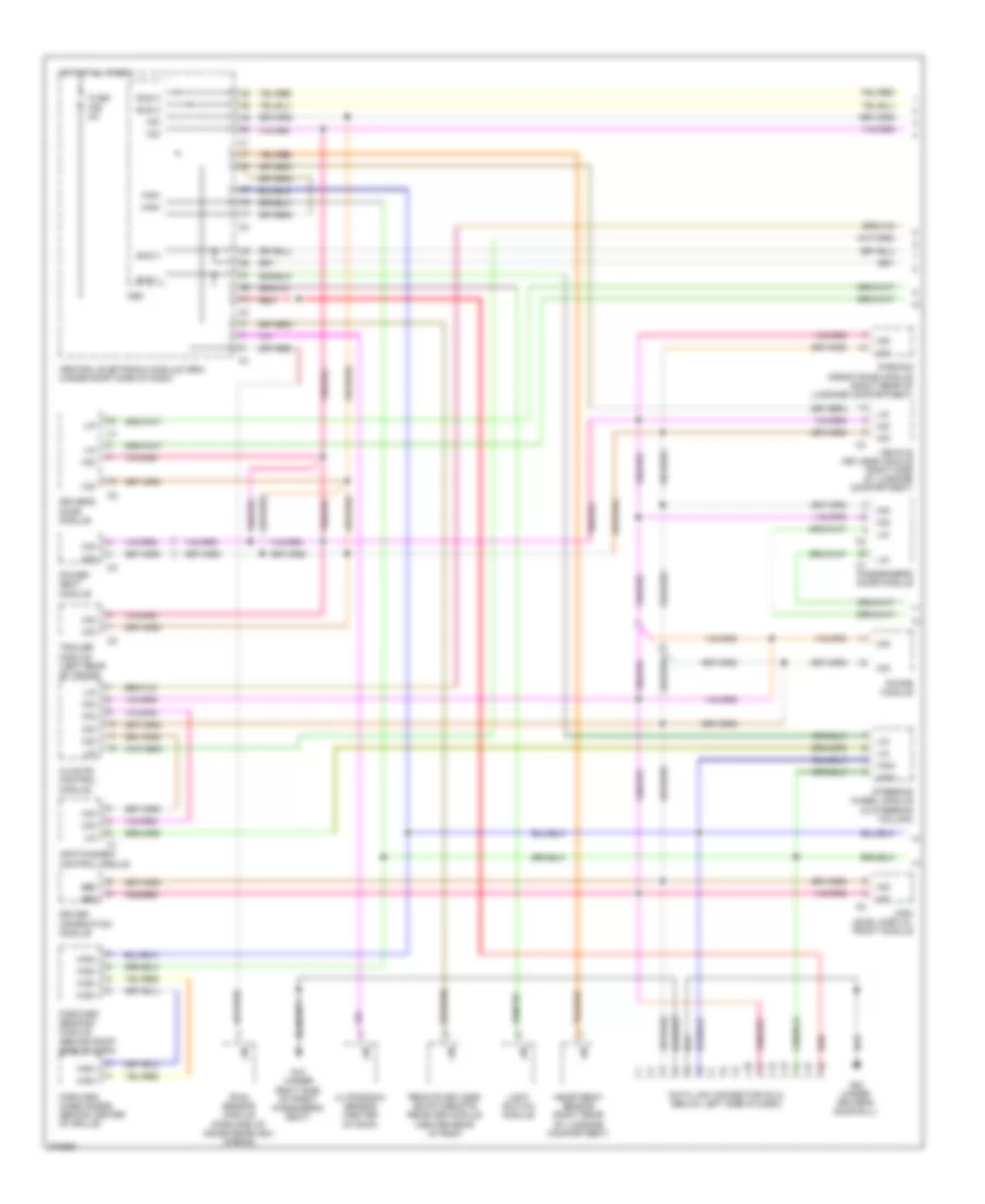 Computer Data Lines Wiring Diagram 1 of 2 for Volvo S80 2007