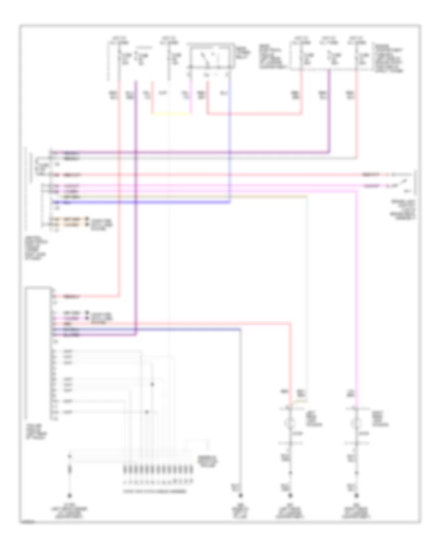 Trailer Tow Wiring Diagram, 13-Pin for Volvo S80 2007