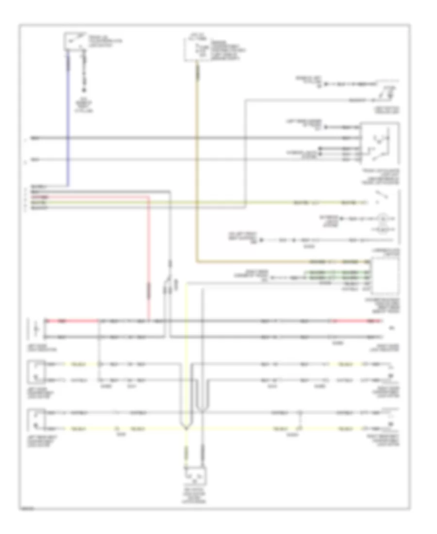 Central Locking Wiring Diagram (2 of 2) for Volvo C70 T-5 2012