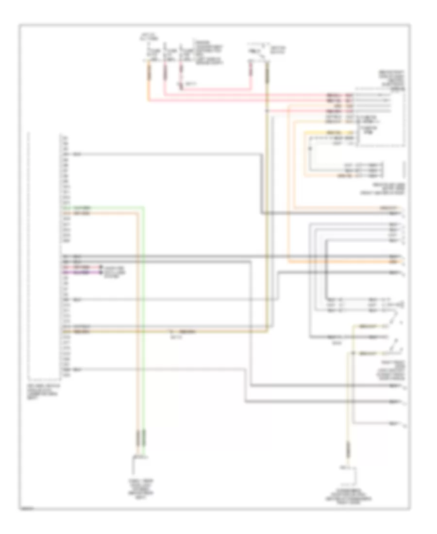 Keyless Entry Wiring Diagram (1 of 2) for Volvo C70 T-5 2012