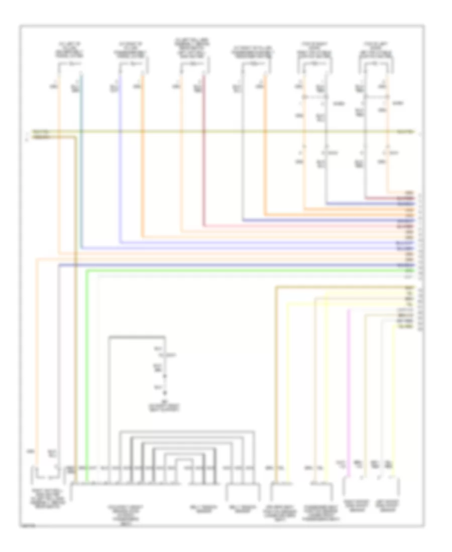 Supplemental Restraints Wiring Diagram (2 of 3) for Volvo C70 T-5 2012