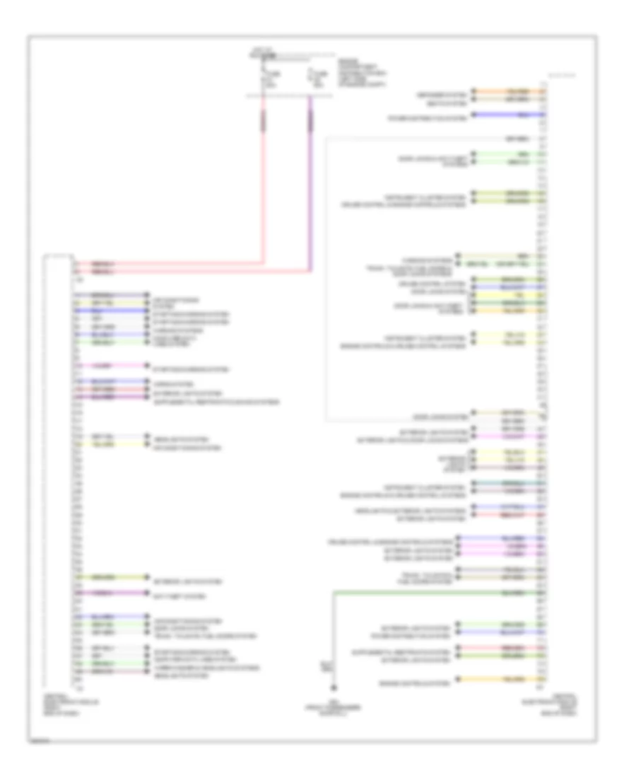Body Control Modules Wiring Diagram 2 of 2 for Volvo S60 T 5 2012