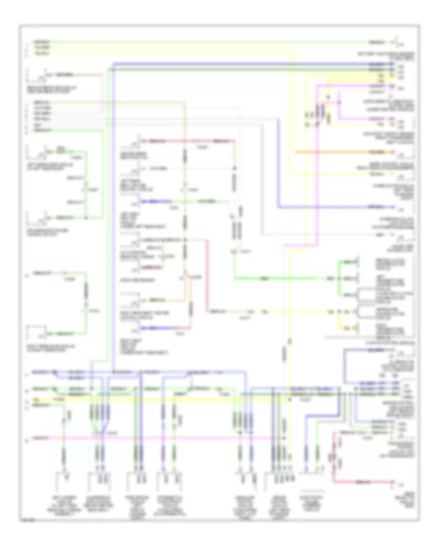 Computer Data Lines Wiring Diagram 2 of 2 for Volvo S60 T 5 2012
