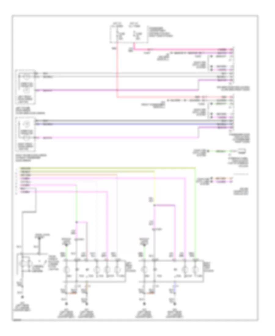 Exterior Lamps Wiring Diagram 2 of 2 for Volvo S60 T 5 2012