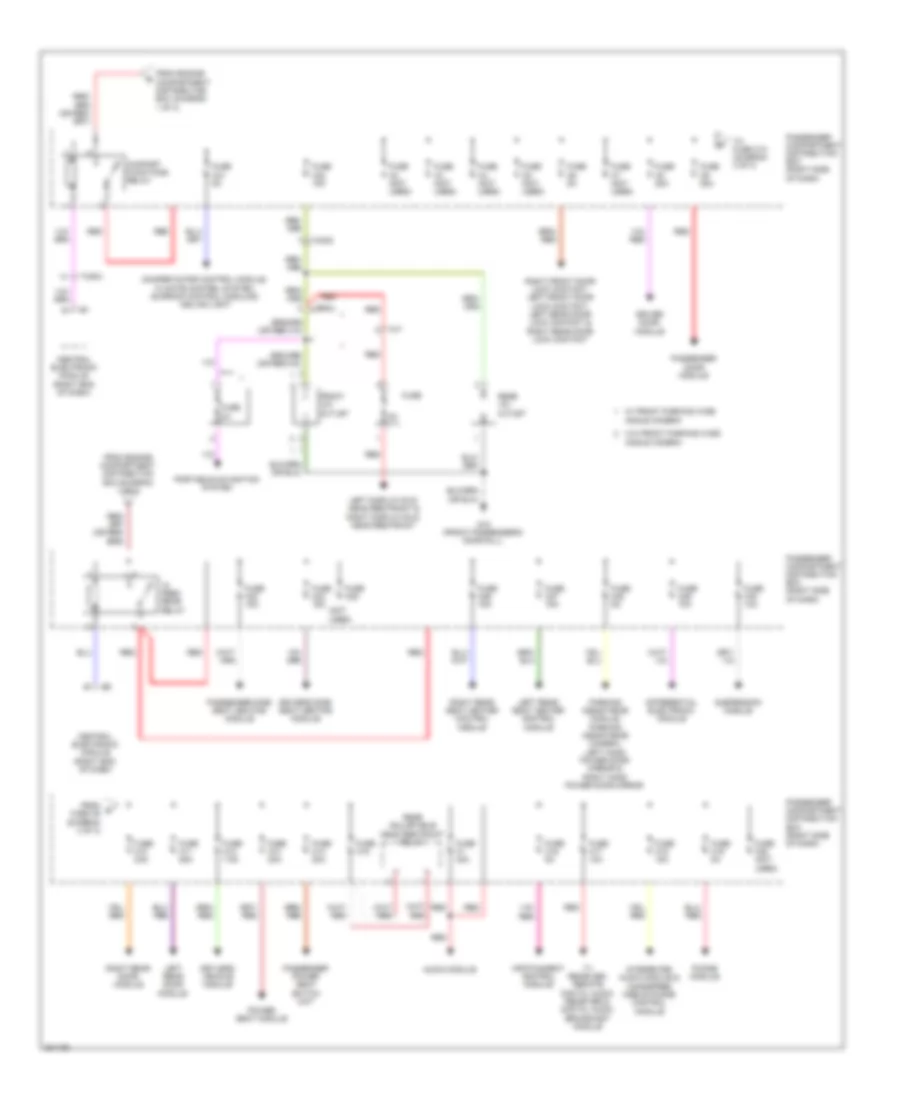 Power Distribution Wiring Diagram 3 of 3 for Volvo S60 T 5 2012