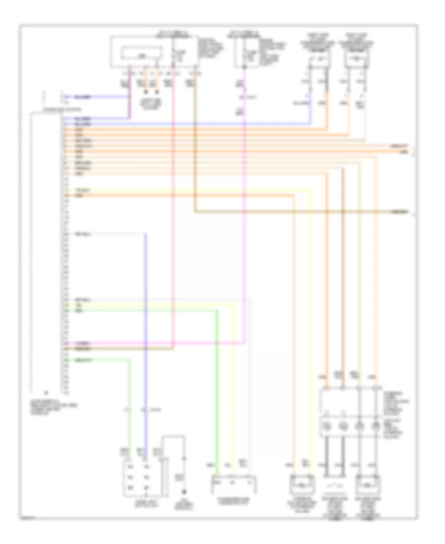 Supplemental Restraints Wiring Diagram 1 of 3 for Volvo S60 T 5 2012