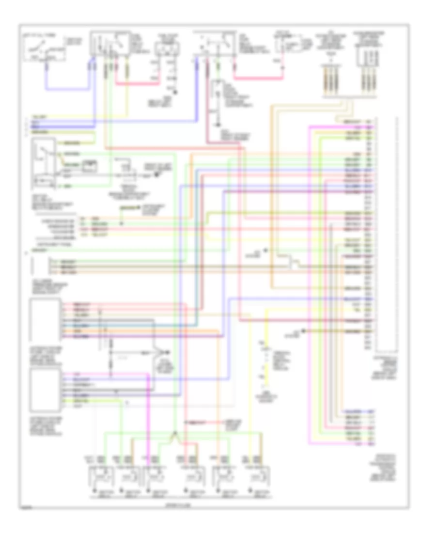2.9L, Engine Performance Wiring Diagrams (2 of 2) for Volvo 960 1996