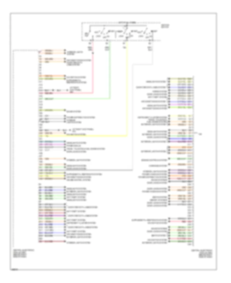 Body Control Modules Wiring Diagram 1 of 2 for Volvo V50 T 5 2007