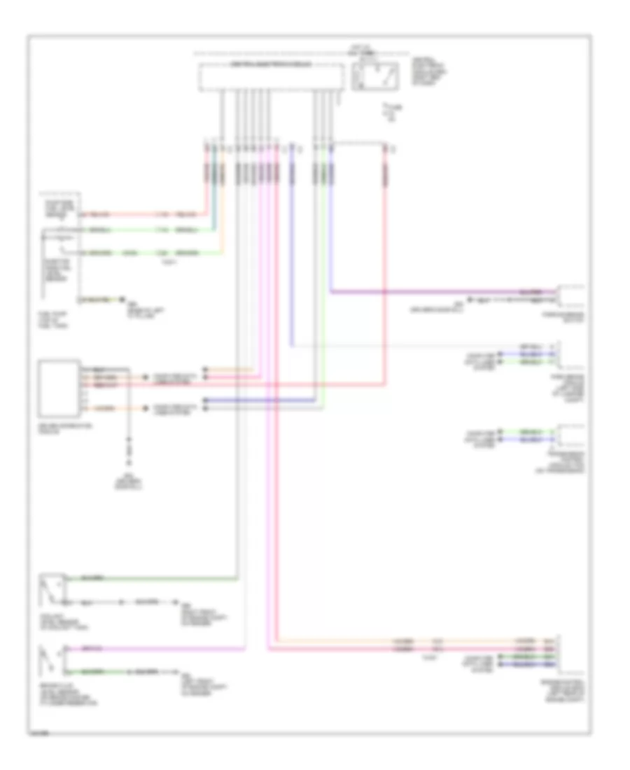 Instrument Cluster Wiring Diagram for Volvo S60 T 6 R Design 2012