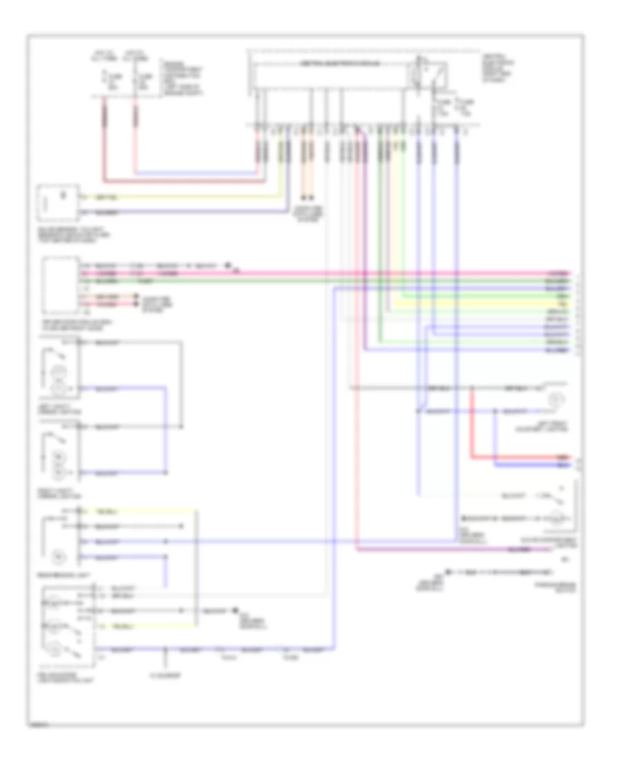 Courtesy Lamps Wiring Diagram 1 of 2 for Volvo S60 T 6 R Design 2012