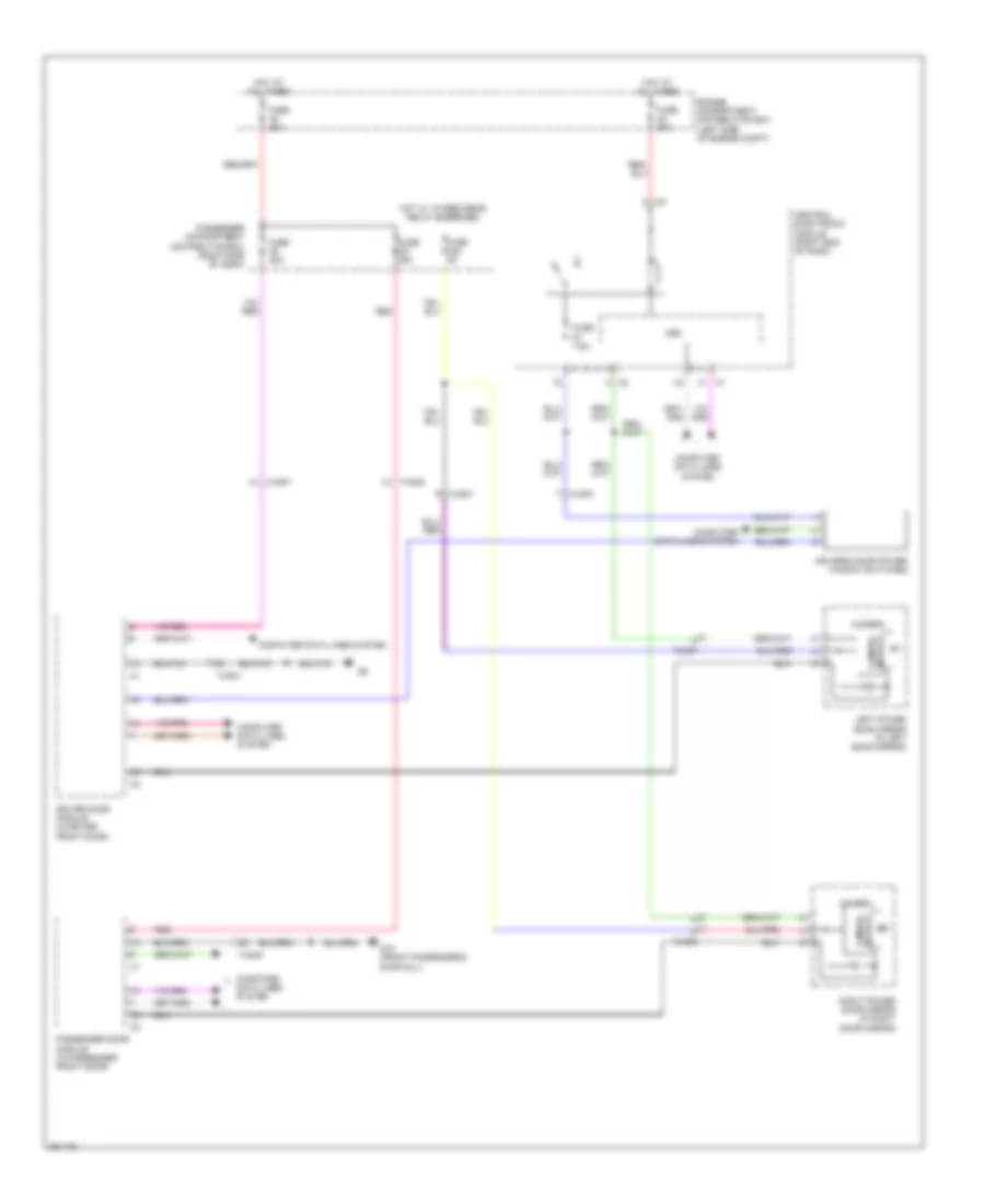 Blind Spot Information System Wiring Diagram for Volvo S60 T 6 R Design 2012