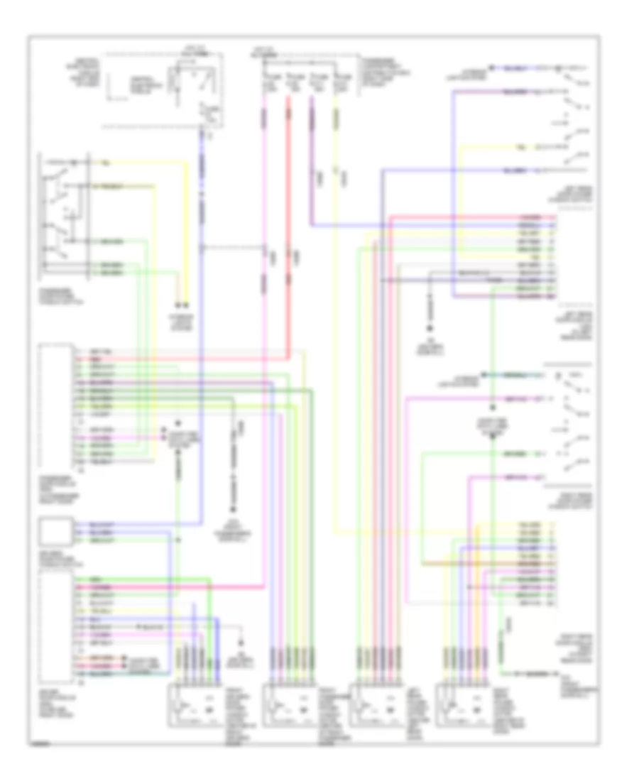 Power Windows Wiring Diagram for Volvo S60 T-6 R-Design 2012