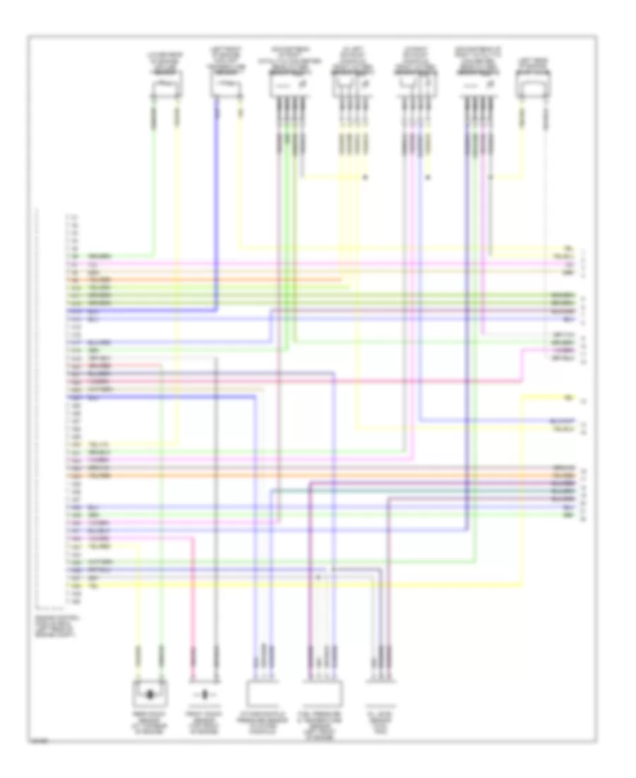 3.2L, Engine Performance Wiring Diagram (1 of 5) for Volvo S80 2012