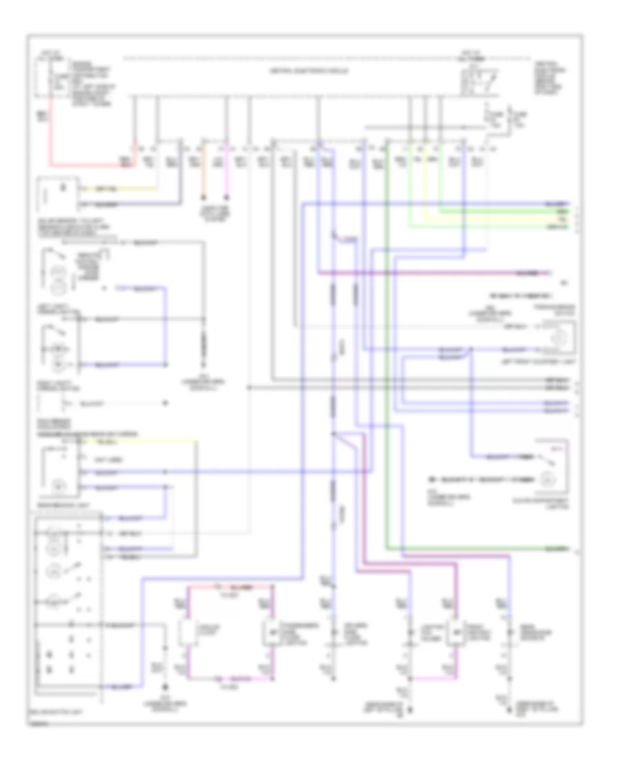 Courtesy Lamps Wiring Diagram 1 of 3 for Volvo S80 2012