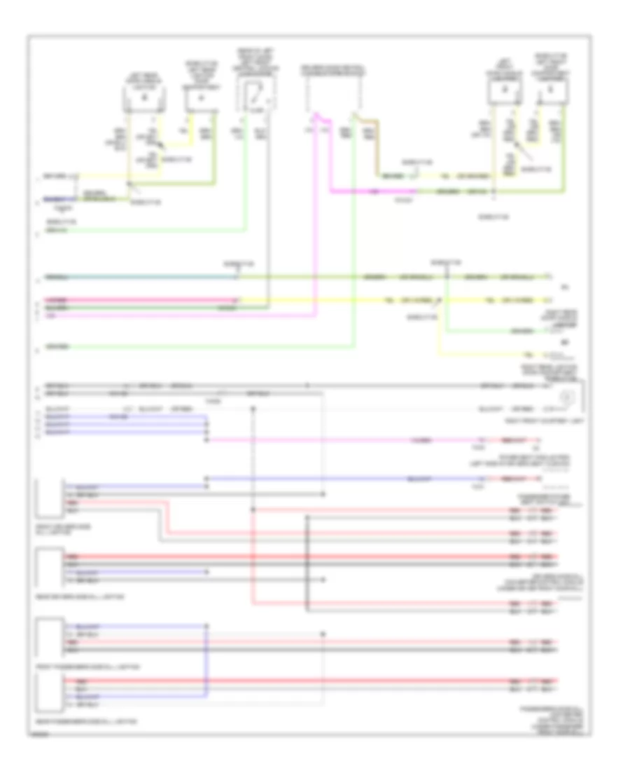 Courtesy Lamps Wiring Diagram (3 of 3) for Volvo S80 2012