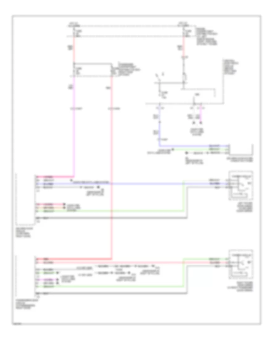 Blind Spot Information System Wiring Diagram for Volvo S80 2012