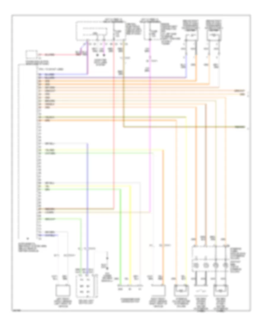 Supplemental Restraints Wiring Diagram 1 of 3 for Volvo S80 2012