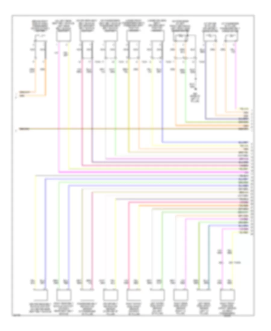 Supplemental Restraints Wiring Diagram (2 of 3) for Volvo S80 2012