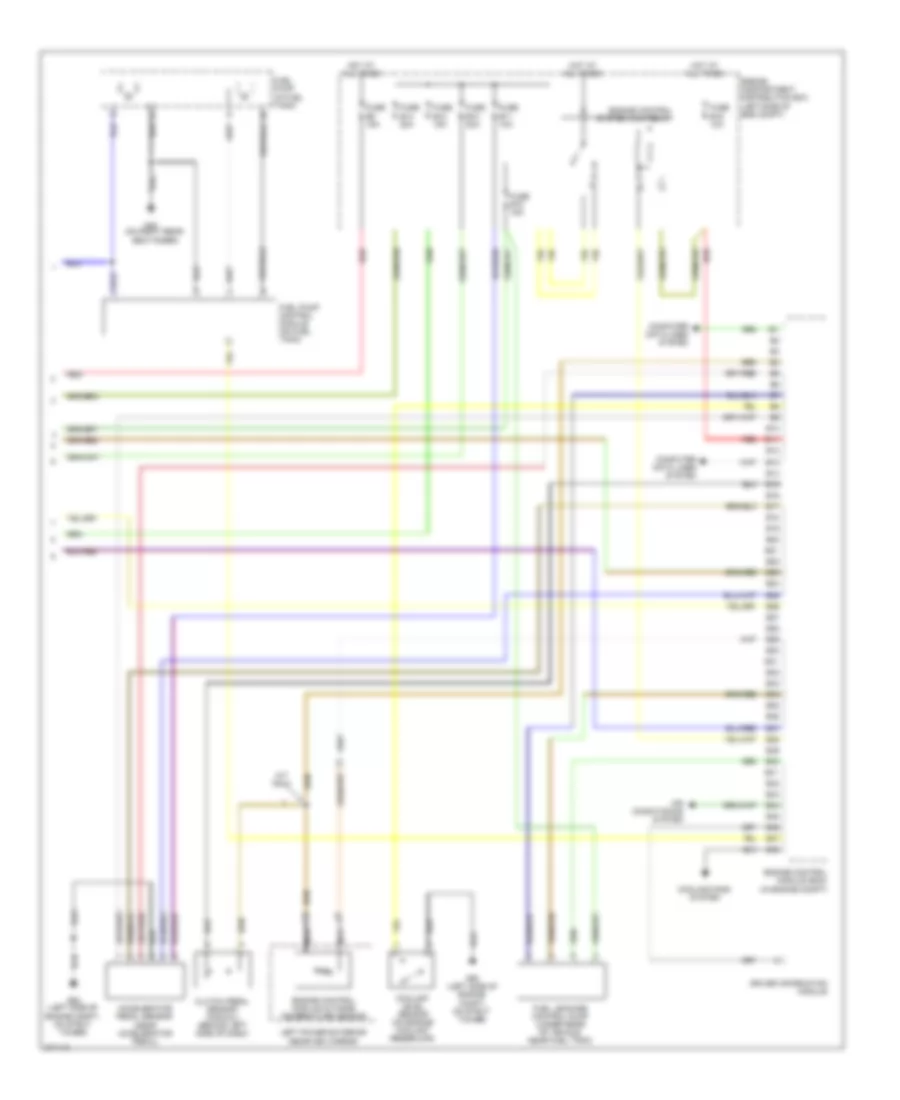 2.5L Turbo, Engine Performance Wiring Diagram (3 of 3) for Volvo XC70 2007