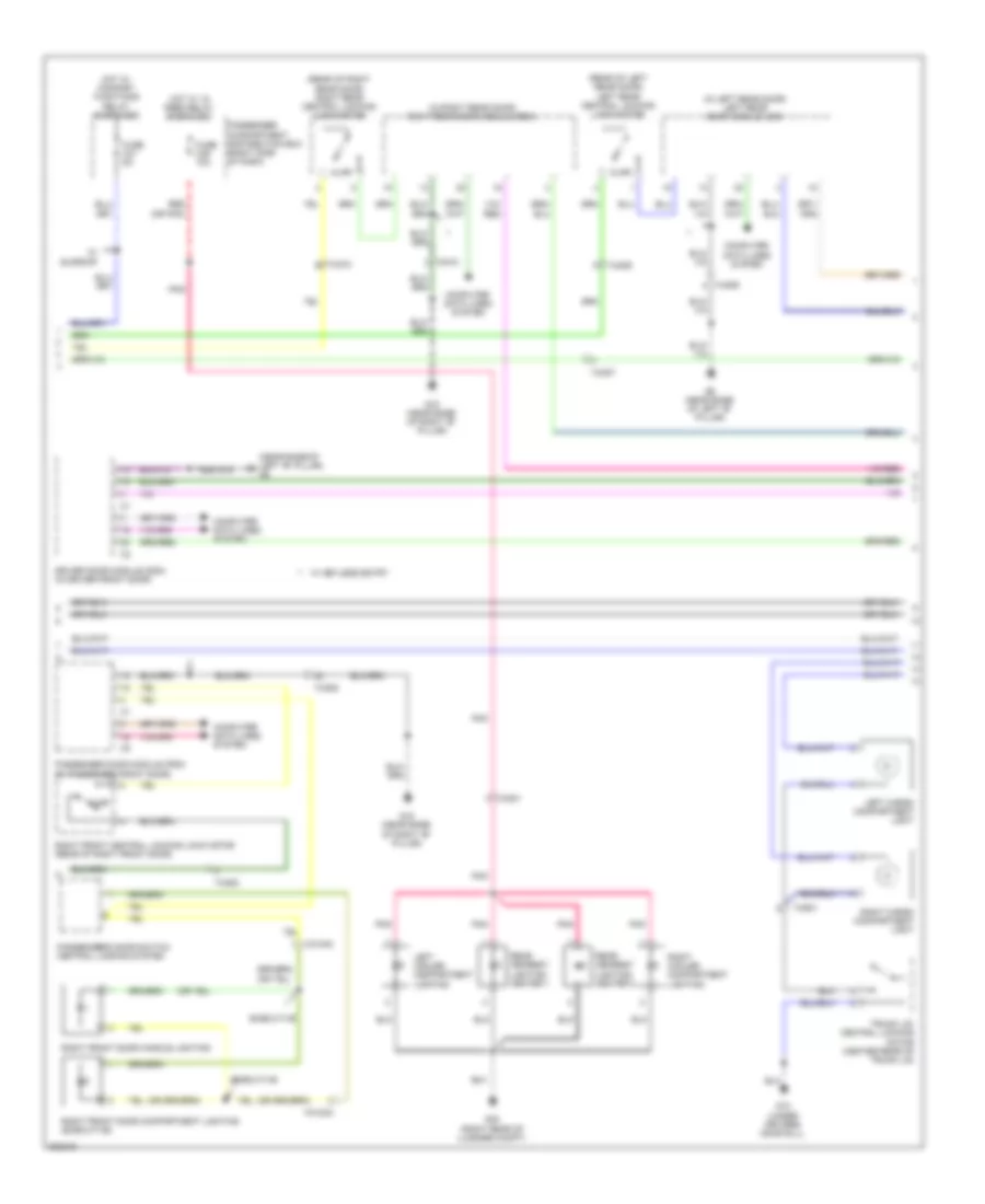 Courtesy Lamps Wiring Diagram 2 of 3 for Volvo S80 T 6 2012