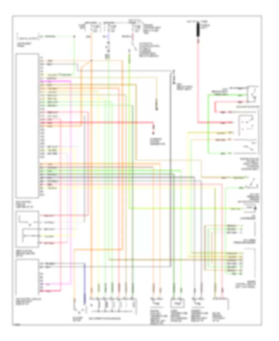 Air Conditioning Wiring Diagrams for Volvo 960 1997