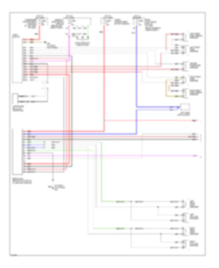Rear Seat Entertainment Wiring Diagram (1 of 2) for Volvo XC90 2007