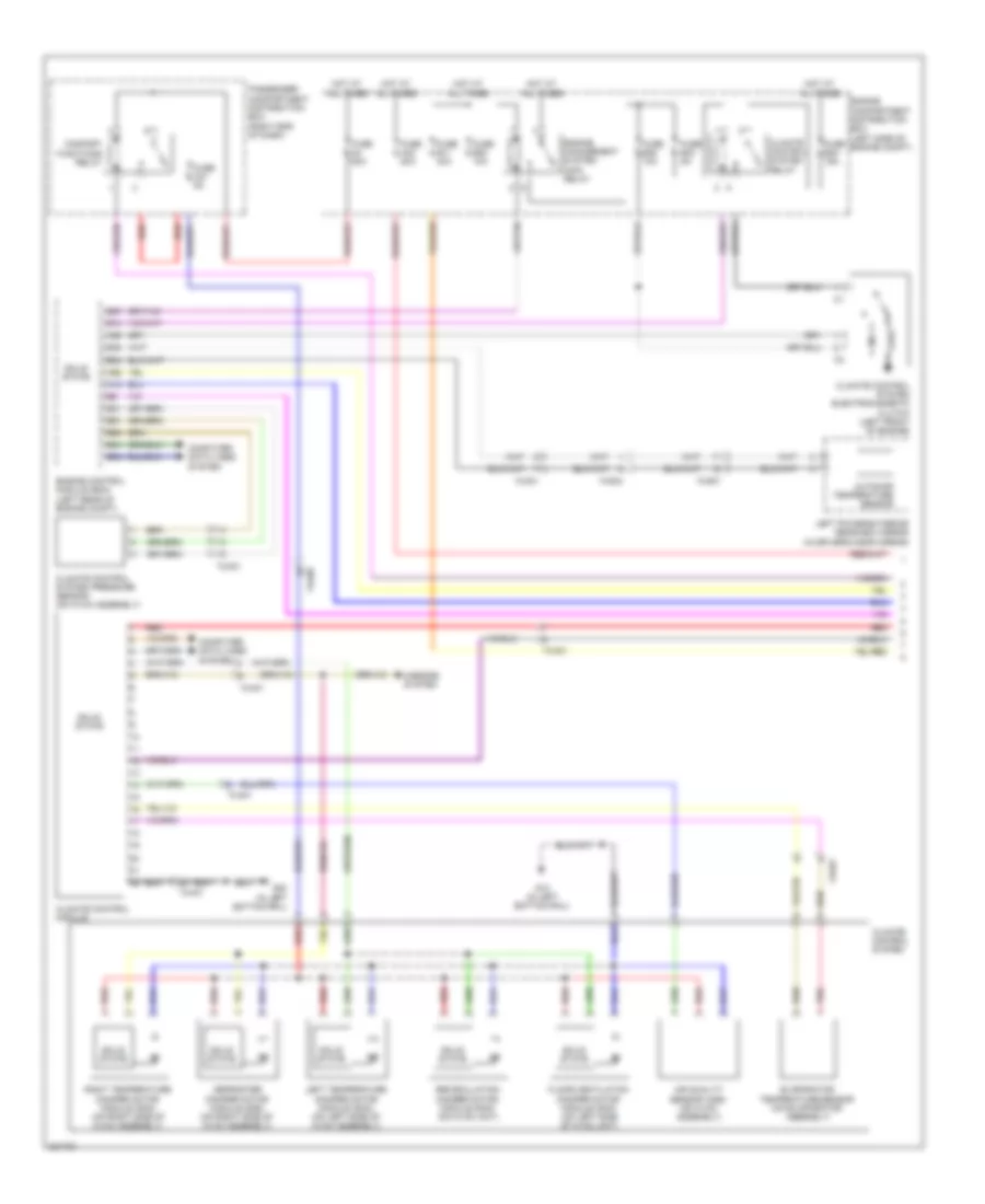 Automatic AC Wiring Diagram (1 of 2) for Volvo XC60 2012