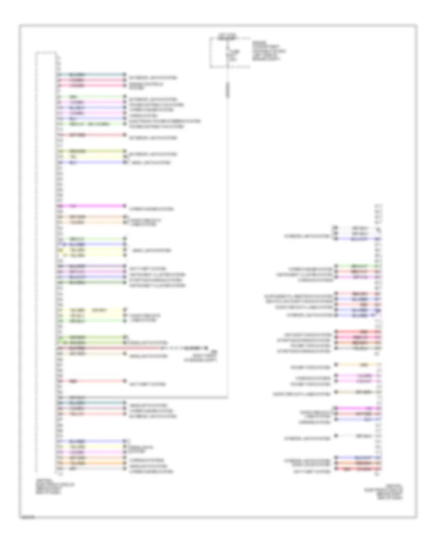 Body Control Modules Wiring Diagram 1 of 2 for Volvo XC60 2012