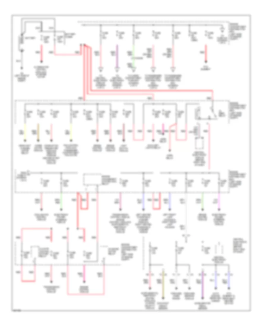 Power Distribution Wiring Diagram 1 of 3 for Volvo XC60 2012