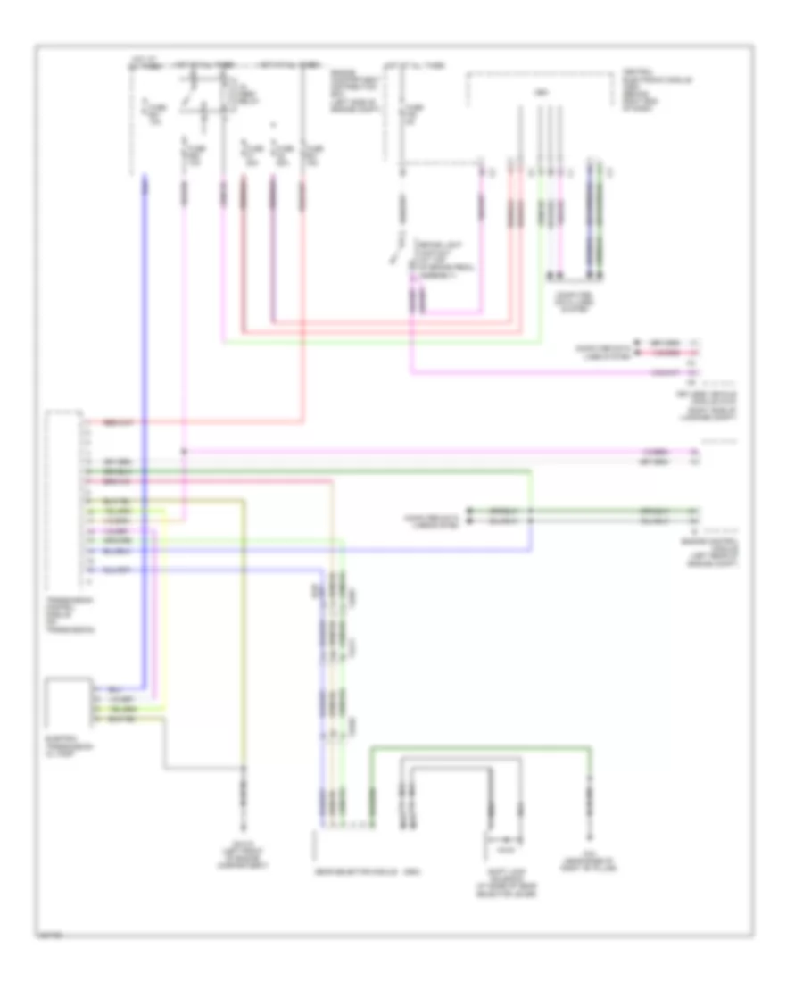Shift Interlock Wiring Diagram for Volvo XC60 2012
