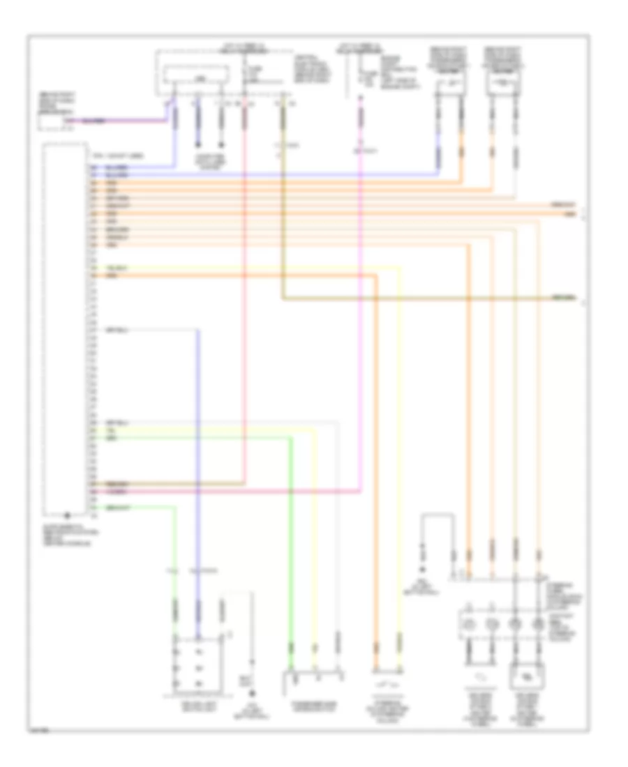 Supplemental Restraints Wiring Diagram 1 of 3 for Volvo XC60 2012