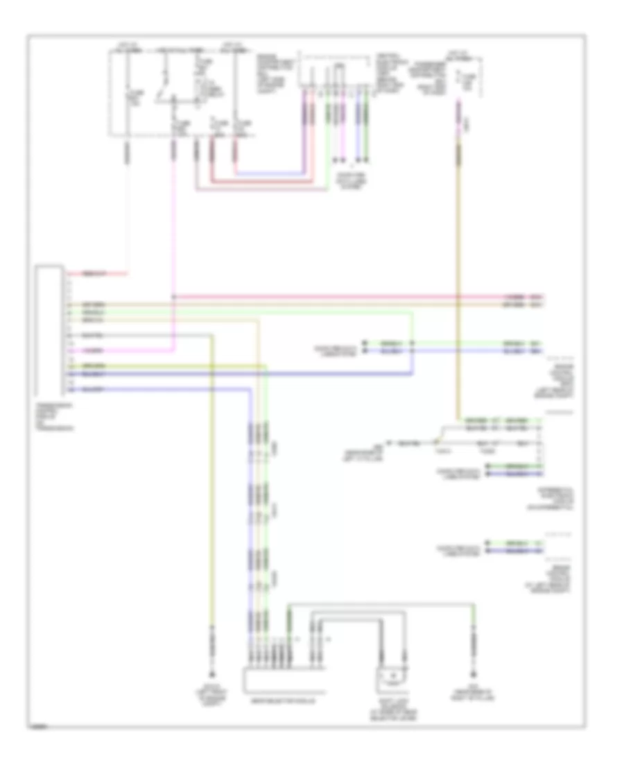 Transmission Wiring Diagram for Volvo XC60 2012
