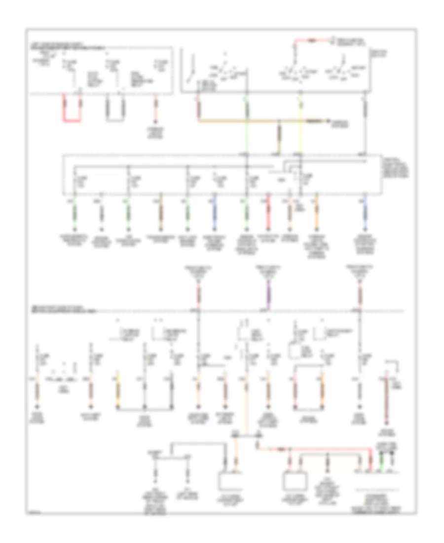 Power Distribution Wiring Diagram (2 of 2) for Volvo C30 T-5 2008