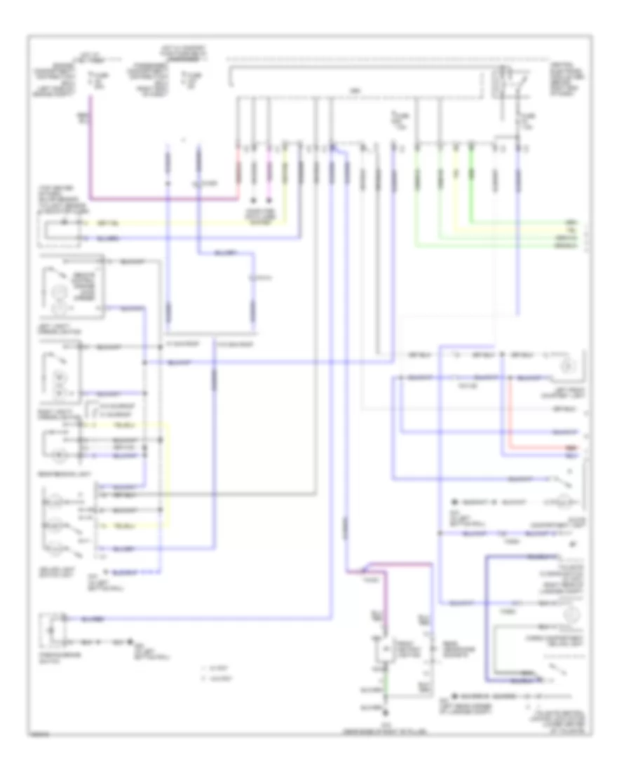 Courtesy Lamps Wiring Diagram 1 of 2 for Volvo XC60 T 6 2012