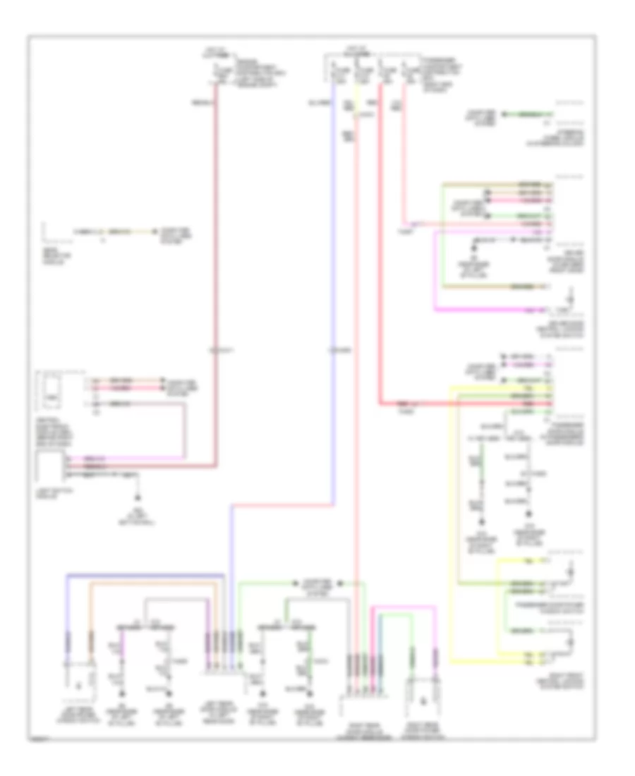 Instrument Illumination Wiring Diagram for Volvo XC60 T 6 2012