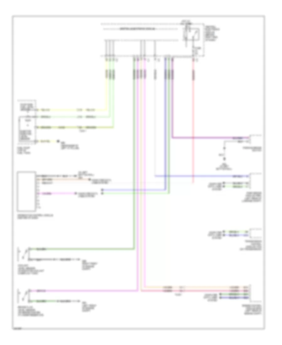 Instrument Cluster Wiring Diagram for Volvo XC60 T-6 R-Design 2012