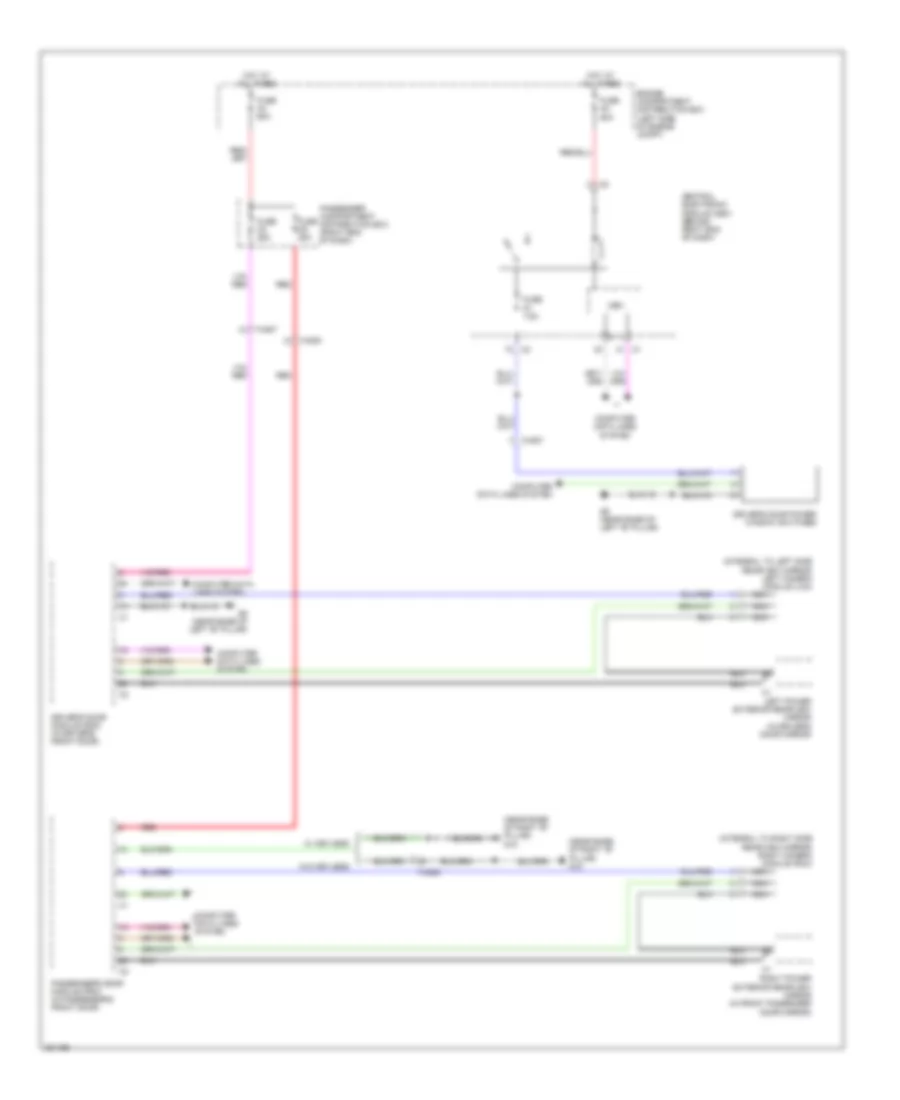 Blind Spot Information System Wiring Diagram for Volvo XC60 T 6 R Design 2012