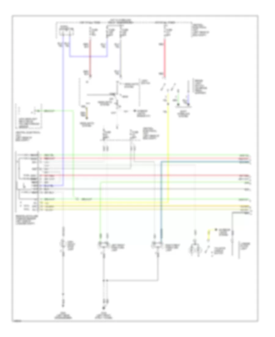Exterior Lamps Wiring Diagram 1 of 2 for Volvo S70 1998