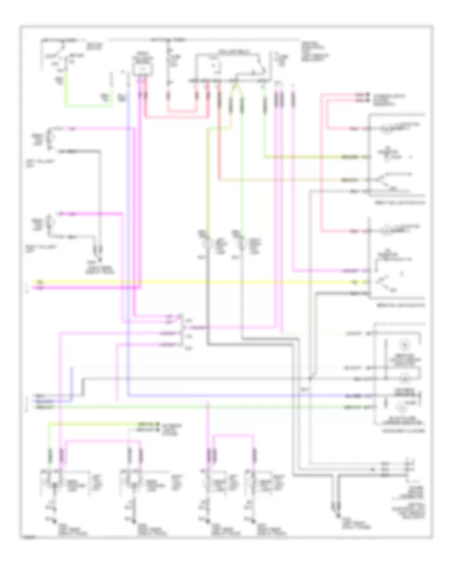 Headlight Wiring Diagram 2 of 2 for Volvo S70 1998