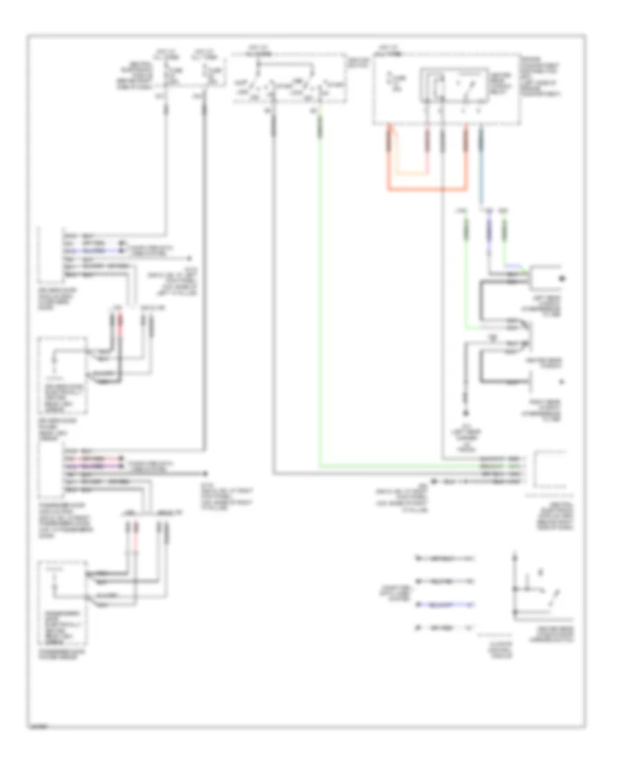 Defoggers Wiring Diagram for Volvo S40 2008
