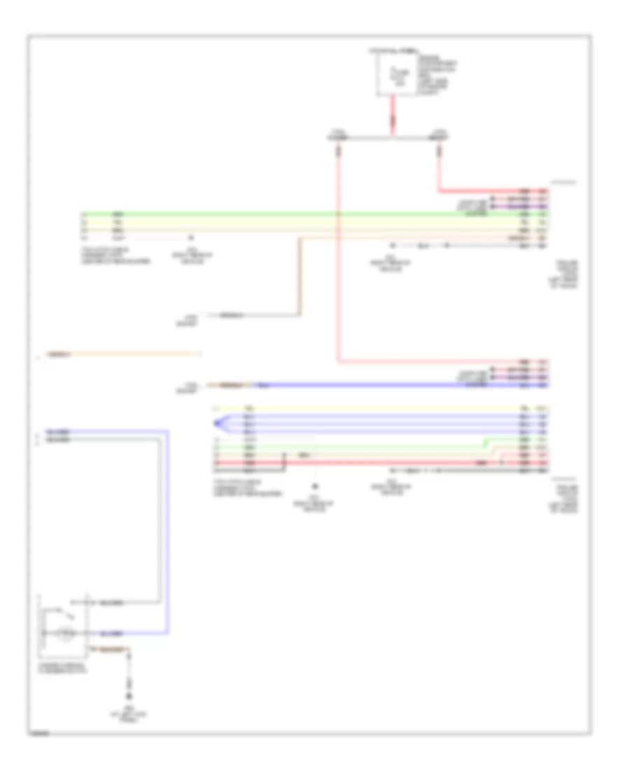 Exterior Lamps Wiring Diagram (3 of 3) for Volvo S40 2008