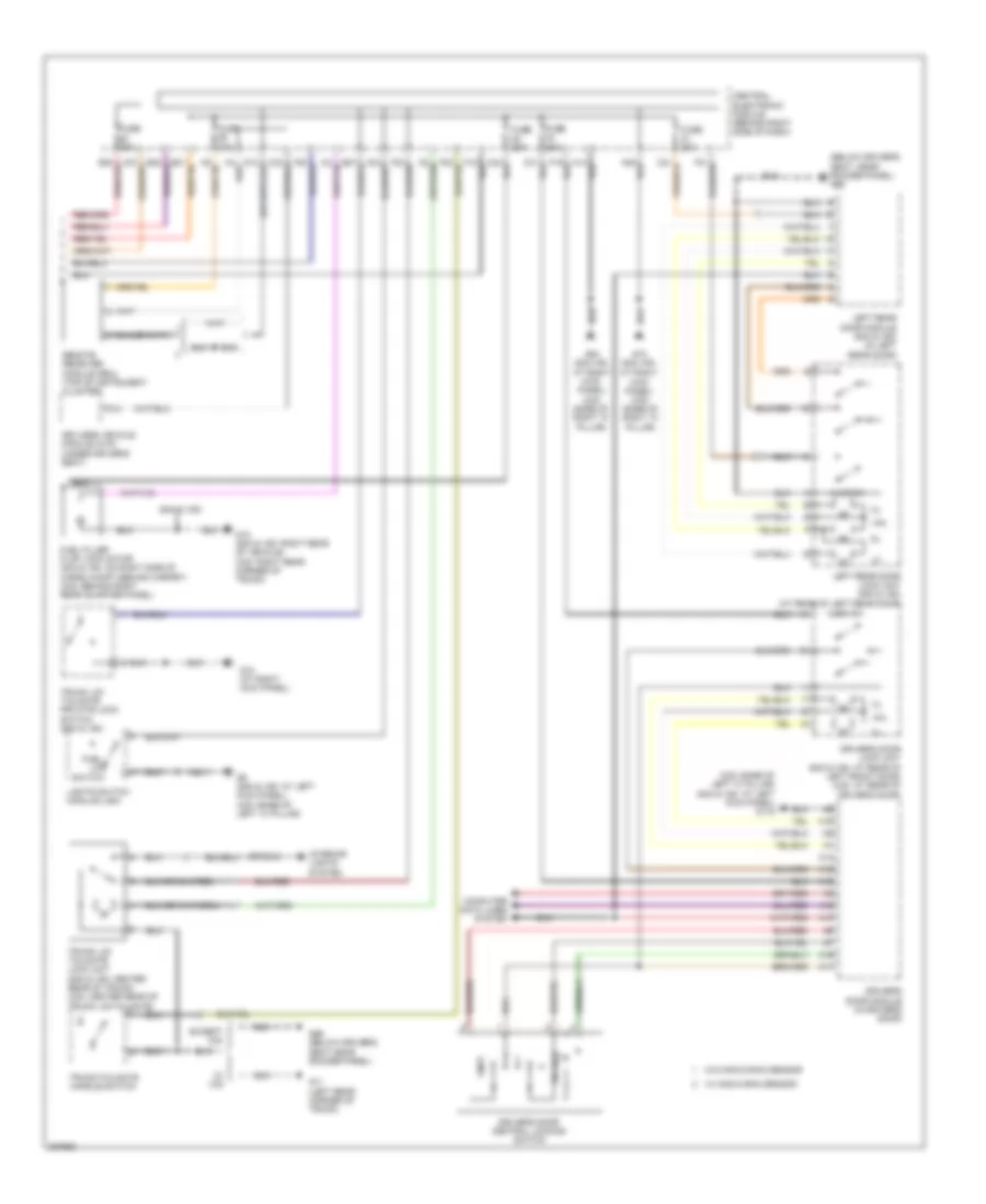 Central Locking Wiring Diagram 2 of 2 for Volvo S40 2008