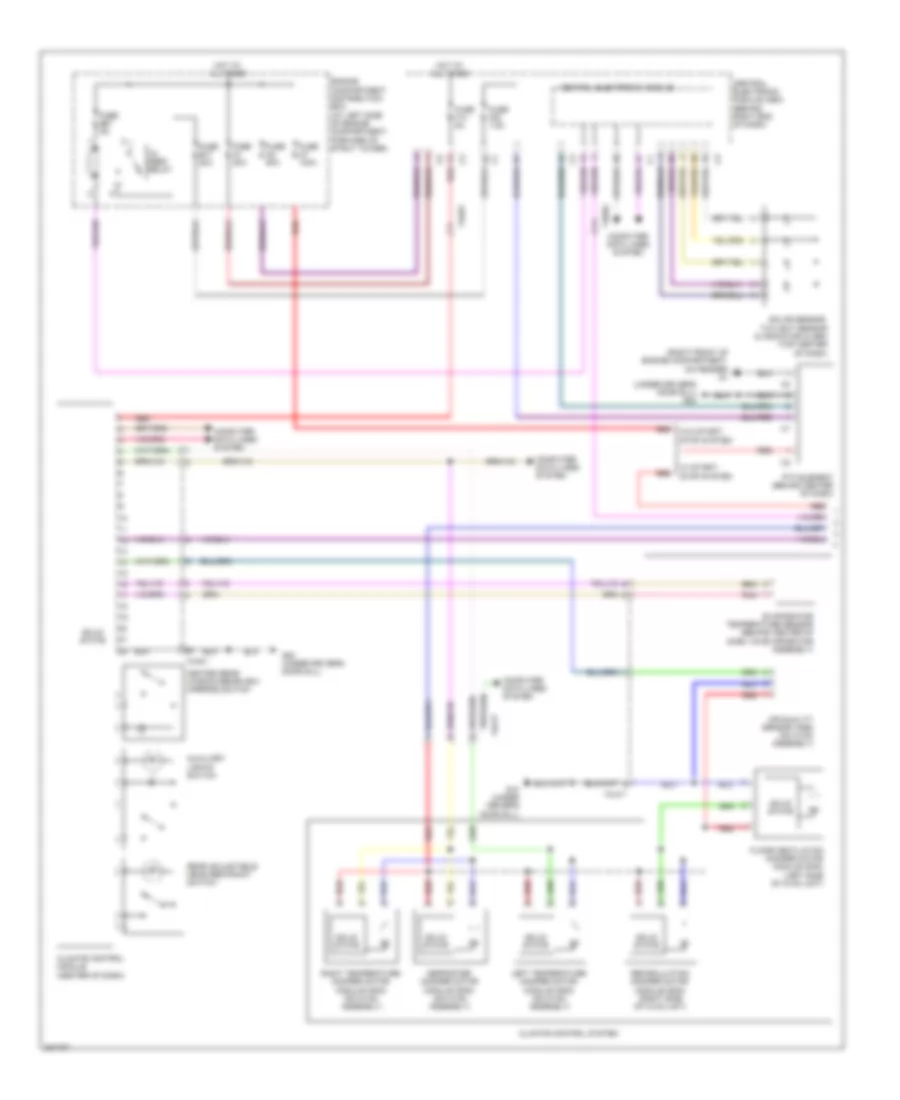 Automatic A C Wiring Diagram 1 of 2 for Volvo XC70 2012