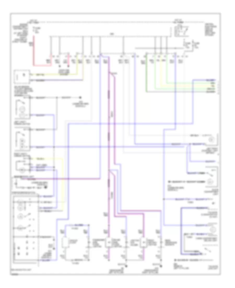 Courtesy Lamps Wiring Diagram 1 of 2 for Volvo XC70 2012