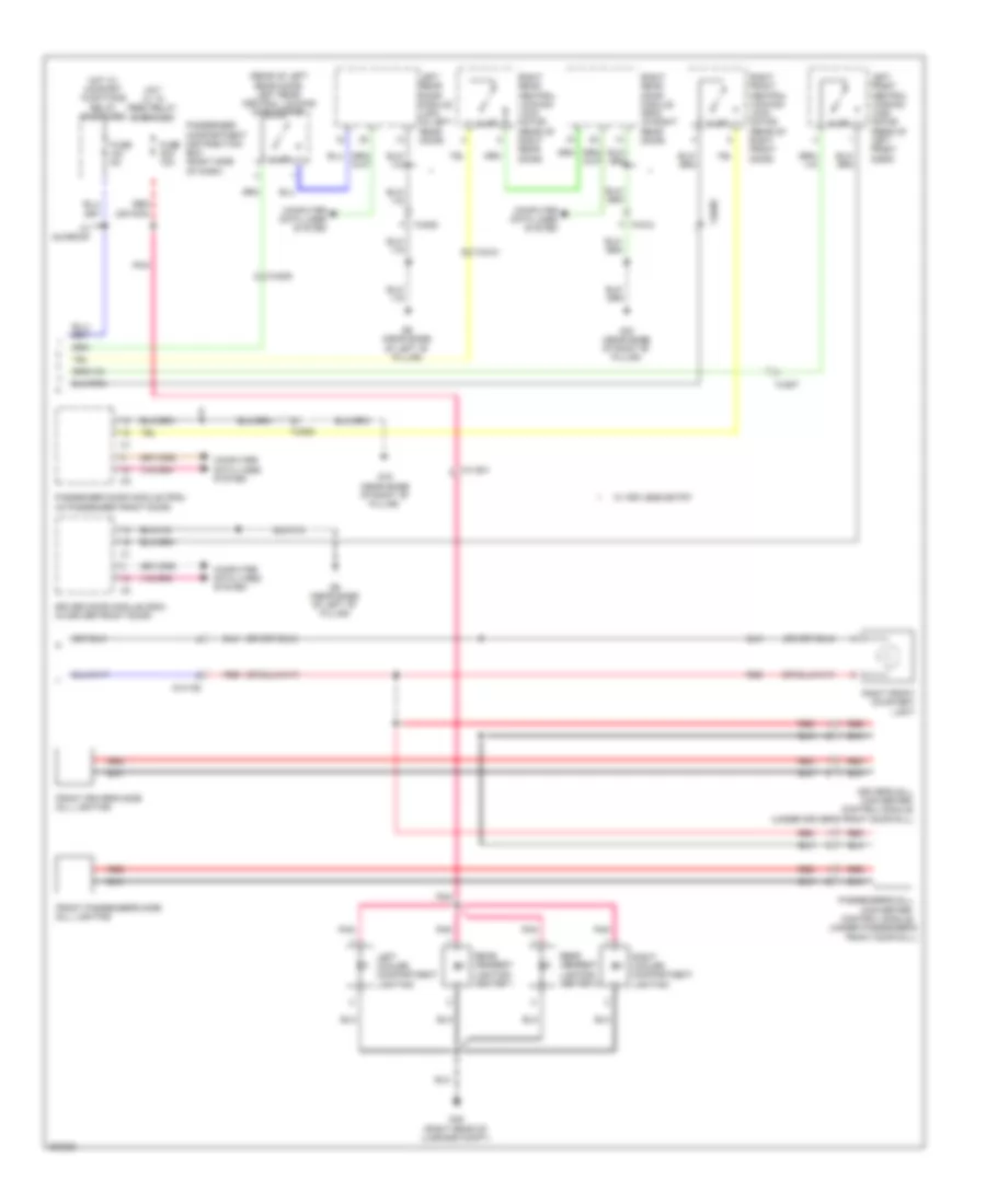 Courtesy Lamps Wiring Diagram 2 of 2 for Volvo XC70 2012